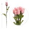 12PC Pink Rose Buds with Leaves – 8" Silk Stems, Elegant DIY Wedding & Event Decor
